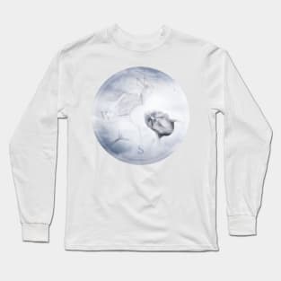 Wale in den Wolken Long Sleeve T-Shirt